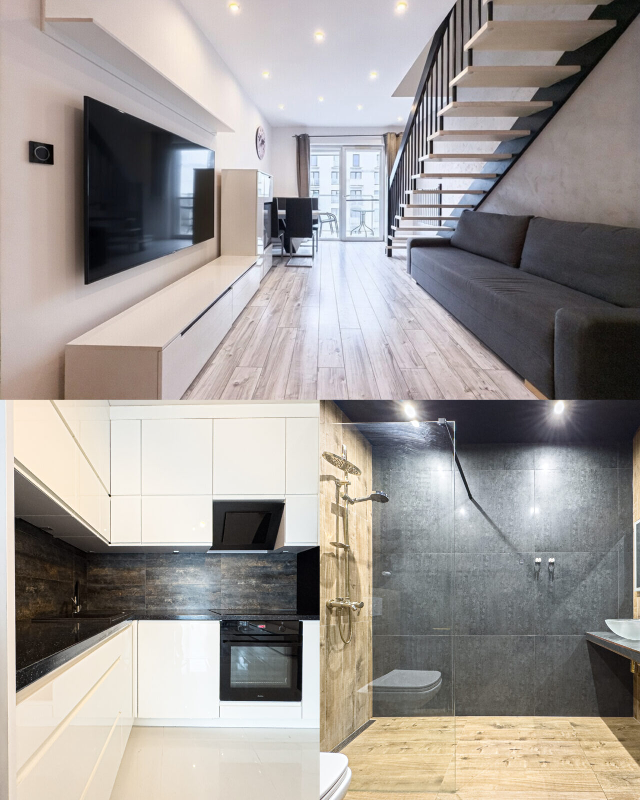 4 Pokoje Centrum 2 Poziomy 2 Łazienki Balkon Garaż Winda